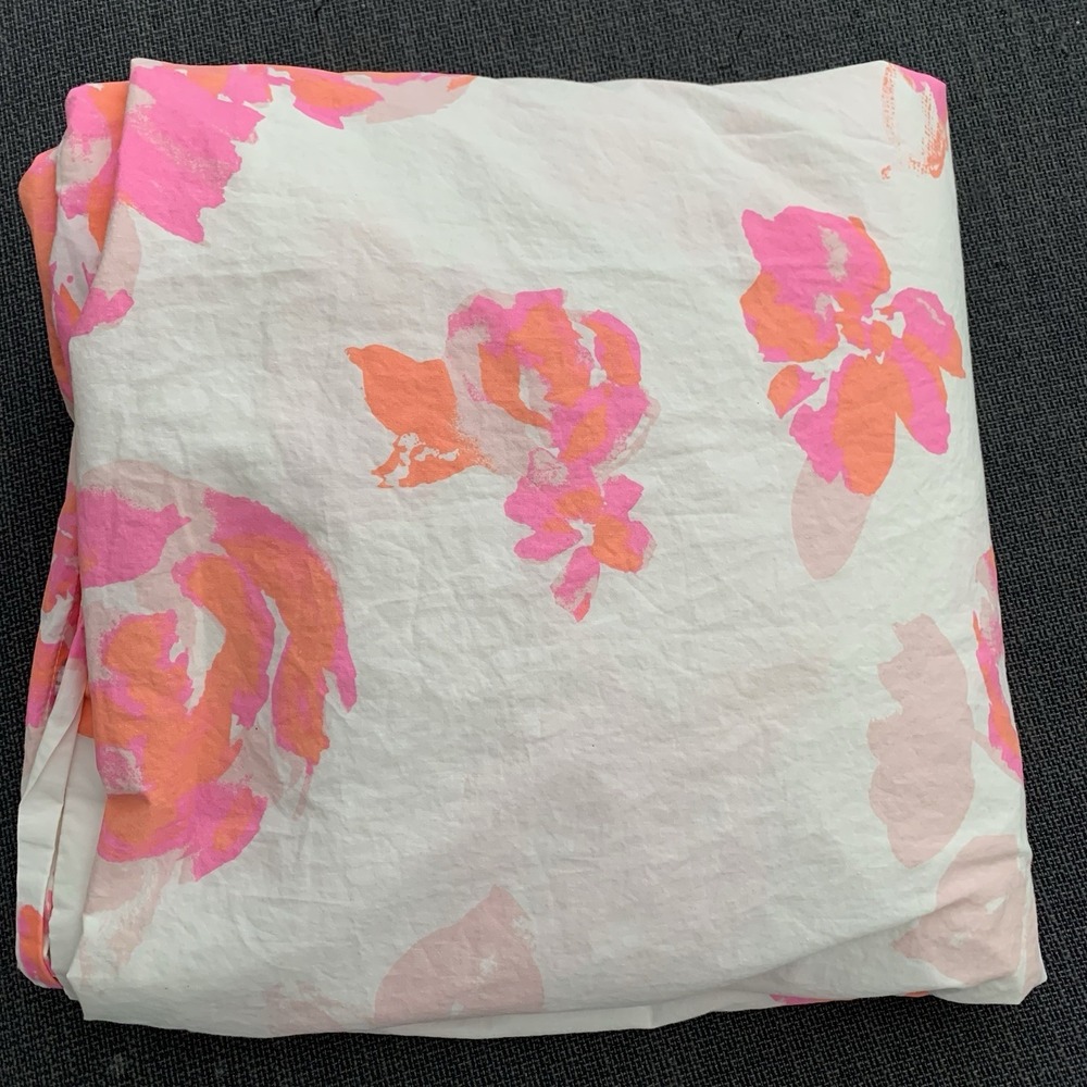 Pottery Barn Neon Roses Duvet Cover Emily Merritt